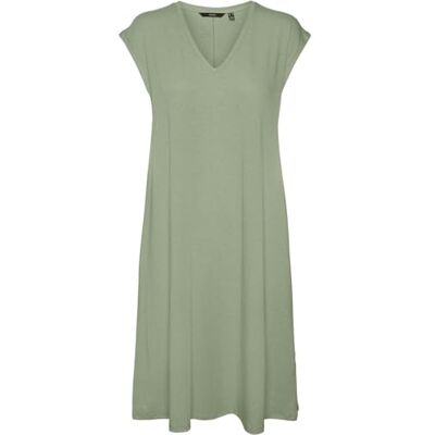 VERO MODA VMMARIJUNE SL Knee Jurk JRS Jurk, Reseda, S, Reseda., S VERO MODA VMMARIJUNE SL Knee Jurk JRS Jurk, Reseda, S, Reseda., S