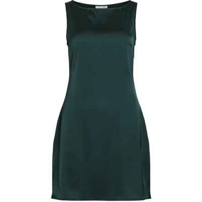 VILA Vienna Ravenna S/L korte jurk Noos/Dc, Scarab, 38 VILA Vienna Ravenna S/L korte jurk Noos/Dc, Scarab, 38