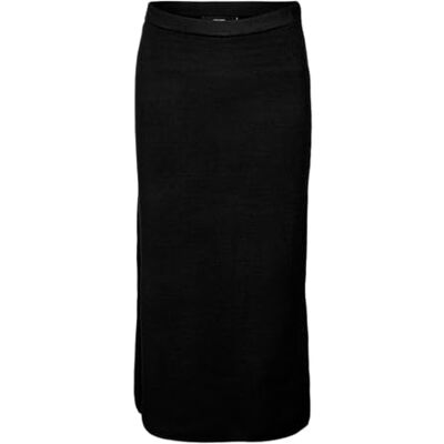 VERO MODA VMGOLD Penstripe Pencil 7/8 Rok GA, zwart, S VERO MODA VMGOLD Penstripe Pencil 7/8 Rok GA, zwart, S