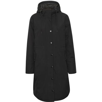 KAFFE Damesmantel Parka Outerwear Hooded Lange Mouwen Longline dames parka KAFFE Damesmantel Parka Outerwear Hooded Lange Mouwen Longline dames parka