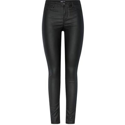 PIECES Dames Skinny Fit Jeans PCSHAPE-UP MW, zwart, S PIECES Dames Skinny Fit Jeans PCSHAPE-UP MW, zwart, S