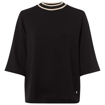 Brax Feel Good Style Berta M Dames Sweatshirt Comfort Fit, zwart, 44 Brax Feel Good Style Berta M Dames Sweatshirt Comfort Fit, zwart, 44