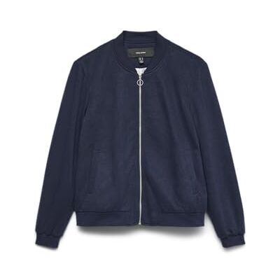 VERO MODA Dames Vmkimiko Ls Short Jersey Bomber Noos, Navy Blazer, XS, navy blazer, XS VERO MODA Dames Vmkimiko Ls Short Jersey Bomber Noos, Navy Blazer, XS, navy blazer, XS