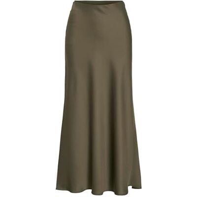 VILA Viellette Hw Long Skirt Noos dames A-lijn rok VILA Viellette Hw Long Skirt Noos dames A-lijn rok