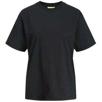 JACK & JONES Jxsanne Loose Ss Fringe Tee JRS, zwart, M JACK & JONES Jxsanne Loose Ss Fringe Tee JRS, zwart, M