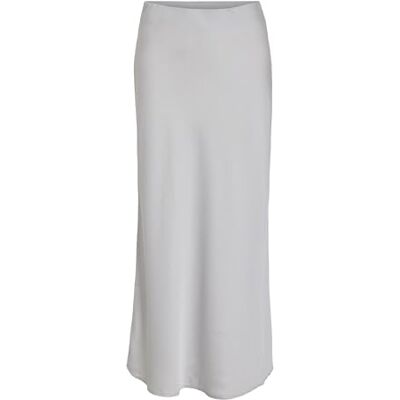 VILA Veellette Hw Midi Skirt Noos, vapor blue, 40 VILA Veellette Hw Midi Skirt Noos, vapor blue, 40