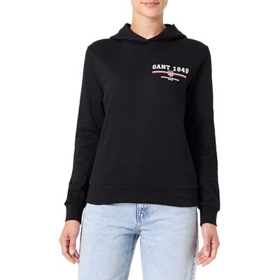 GANT Reg Graphic Hoodie dames Sweatshirt met capuchon GANT Reg Graphic Hoodie dames Sweatshirt met capuchon