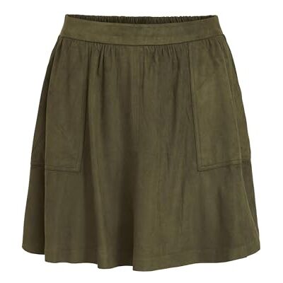 VILA Vrouwelijke minirok regular waist, Forest Night, 34 VILA Vrouwelijke minirok regular waist, Forest Night, 34