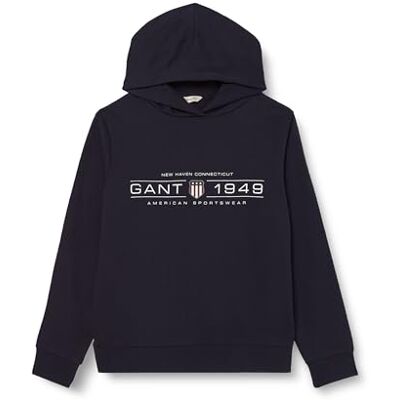 GANT Reg Shield Hoodie dames Sweatshirt met capuchon GANT Reg Shield Hoodie dames Sweatshirt met capuchon