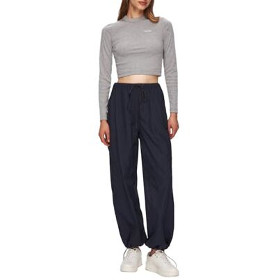 LTB Jeans Dames T-shirt gemaakt van katoen in grijs skinny maat XL, grijs, XL LTB Jeans Dames T-shirt gemaakt van katoen in grijs skinny maat XL, grijs, XL