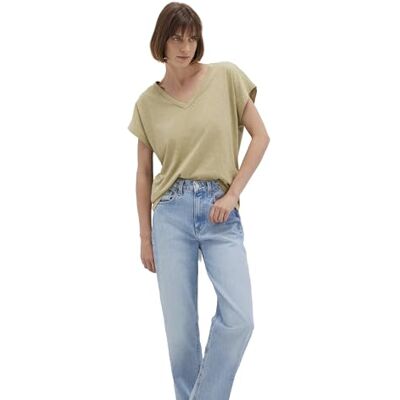 Mavi Basic T-shirt voor dames, met korte mouwen, maat XL, Elm, XL Mavi Basic T-shirt voor dames, met korte mouwen, maat XL, Elm, XL
