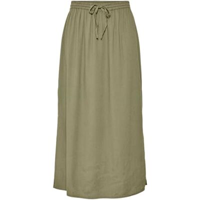 PIECES Pcpia Mw Ankle Skirt Dmo Noos, diep lichen green, L PIECES Pcpia Mw Ankle Skirt Dmo Noos, diep lichen green, L