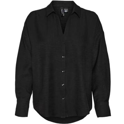 VERO MODA Vmmelaney Queeny Ls Shirt Wvn Noos dames Overhemd VERO MODA Vmmelaney Queeny Ls Shirt Wvn Noos dames Overhemd