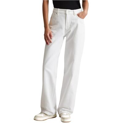 Marc O'Polo Marc OPolo Denim jeansbroek voor dames, van biologisch katoen, Wide Leg, 0215 liter, 28W / 32L Marc O'Polo Marc OPolo Denim jeansbroek voor dames, van biologisch katoen, Wide Leg, 0215 liter, 28W / 32L