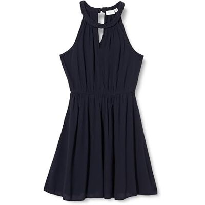 VILA Vimesa Braided Short Dress/Ka/Su, night sky, 38 VILA Vimesa Braided Short Dress/Ka/Su, night sky, 38