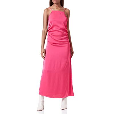 VILA Viravenna Singlet Slit Maxi Dress/Br/Dc Jurk voor dames, roze yarrow, 38 VILA Viravenna Singlet Slit Maxi Dress/Br/Dc Jurk voor dames, roze yarrow, 38