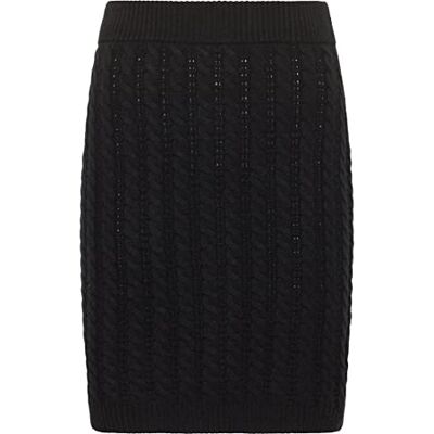 LEOMIA Gebreide rok voor dames, zwart, M-L LEOMIA Gebreide rok voor dames, zwart, M-L