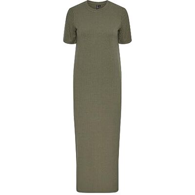 PIECES PCKYLIE Maxi-jurk voor dames, diep lichen green, L PIECES PCKYLIE Maxi-jurk voor dames, diep lichen green, L