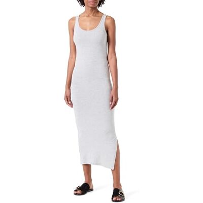 VERO MODA Vmmaxi My Soft Maxi Dress Noos lange jurk voor dames, lichtgrijs gem., L VERO MODA Vmmaxi My Soft Maxi Dress Noos lange jurk voor dames, lichtgrijs gem., L