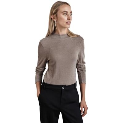 Street One Dames turtleneck shirt, bloemblaadjes roos, 42 Street One Dames turtleneck shirt, bloemblaadjes roos, 42