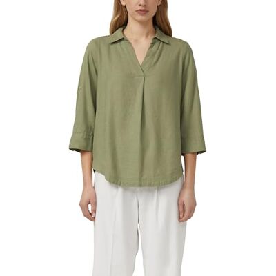 s.Oliver 2178870 Blouse van gemengd linnen met 3/4 mouwen, 7900, 46 dames s.Oliver 2178870 Blouse van gemengd linnen met 3/4 mouwen, 7900, 46 dames