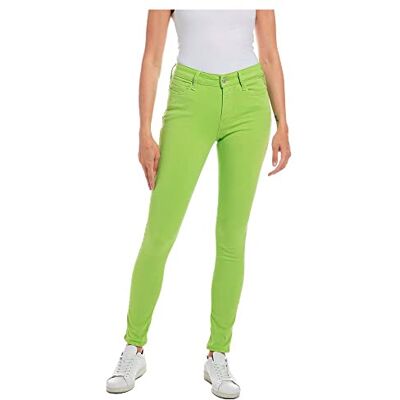 Replay Dames Jeans Luzie Skinny-Fit Hyperflex Colour X-Lite met stretch, Apple Green 675 (groen), 29W / 28L, Apple Green 675, 29W / 28L Replay Dames Jeans Luzie Skinny-Fit Hyperflex Colour X-Lite met stretch, Apple Green 675 (groen), 29W / 28L, Apple Green 675, 29W / 28L