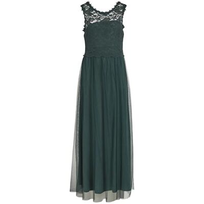 VILA Vilynnea Maxi Dress/Su-Noos maxi-jurk voor dames, Ponderosa Pine/Detail: elastisch, 34 VILA Vilynnea Maxi Dress/Su-Noos maxi-jurk voor dames, Ponderosa Pine/Detail: elastisch, 34