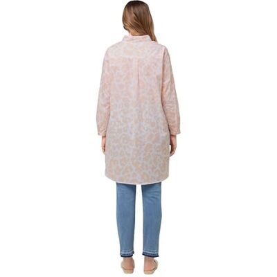 Ulla Popken , Dames, grote maten, blouse met luipaardprint, bruin, 58-60 Ulla Popken , Dames, grote maten, blouse met luipaardprint, bruin, 58-60