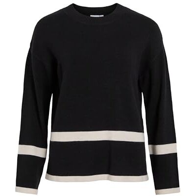 VILA Vrouwelijke gebreide trui VIRIL oversized VILA Vrouwelijke gebreide trui VIRIL oversized