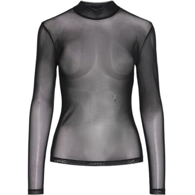 PIECES Pcninni Ls T-hals Mesh Top Noos Bc dames Shirt met lange PIECES Pcninni Ls T-hals Mesh Top Noos Bc dames Shirt met lange