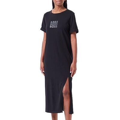 Boss Dames C_edress_Print Jersey_Dress, zwart 1, S Boss Dames C_edress_Print Jersey_Dress, zwart 1, S