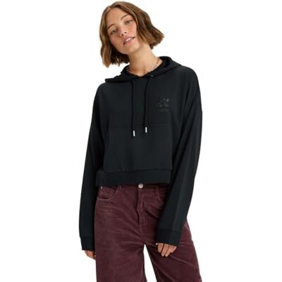 Roxy Surfing by Daylight Fleece Pullover Hoodie Zwart XL Roxy Surfing by Daylight Fleece Pullover Hoodie Zwart XL