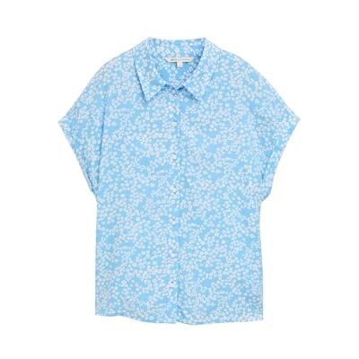 Tom Tailor Denim Damesblouse, 38267 Small Flower Print, S Tom Tailor Denim Damesblouse, 38267 Small Flower Print, S