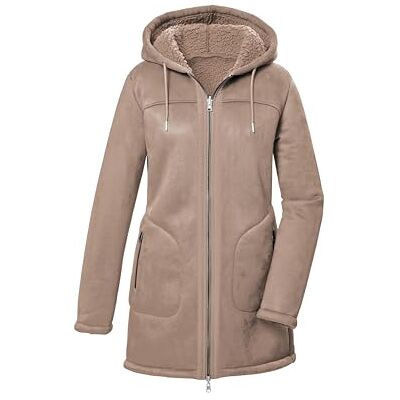 G.I.G.A. DX dames Omkeerbare parka/parka in suèdelook met capuchon GW 63 WMN PRK, birke, 50, 42387-000 G.I.G.A. DX dames Omkeerbare parka/parka in suèdelook met capuchon GW 63 WMN PRK, birke, 50, 42387-000
