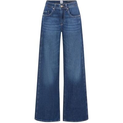 Brax Style.Morgan Heritage Denim Wide Leg broek voor dames, 25 Used Regular Blue, 31W / 32L Brax Style.Morgan Heritage Denim Wide Leg broek voor dames, 25 Used Regular Blue, 31W / 32L