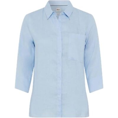 Brax Feel Good Style Vicki Damesblouse, blauw, 40 Brax Feel Good Style Vicki Damesblouse, blauw, 40