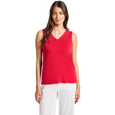 Street One Dames V-hals top, Glory Red, 42 Street One Dames V-hals top, Glory Red, 42