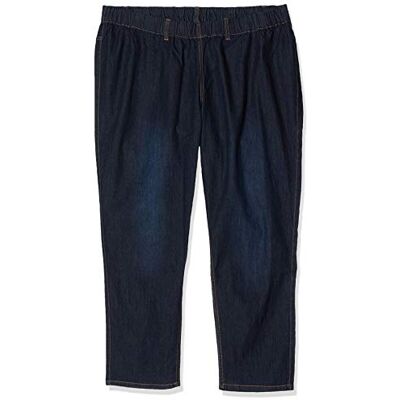 Ulla Popken Grote maten voor dames, grote maten, jeggings, broek, jeanslegging, slim fit, skinny band, elastiek rondom, stretchcomfort, tot maat 120, blauw (Fashion Denim 94), 48 Ulla Popken Grote maten voor dames, grote maten, jeggings, broek, jeanslegging, slim fit, skinny band, elastiek rondom, stretchcomfort, tot maat 120, blauw (Fashion Denim 94), 48