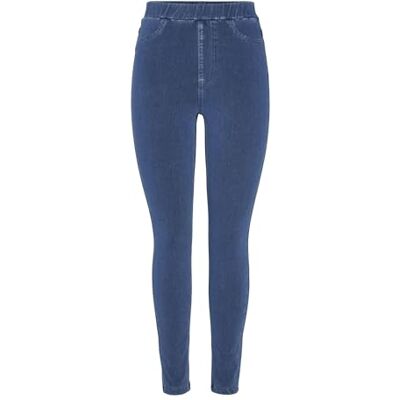 PIECES Pcjumbo Foxy Mw Jeggings Mm broek voor dames, blauw (medium blue denim), XL PIECES Pcjumbo Foxy Mw Jeggings Mm broek voor dames, blauw (medium blue denim), XL