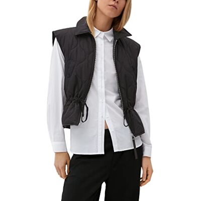 s.Oliver Dames Weste Outdoor Gilet, Zwart, 70 s.Oliver Dames Weste Outdoor Gilet, Zwart, 70