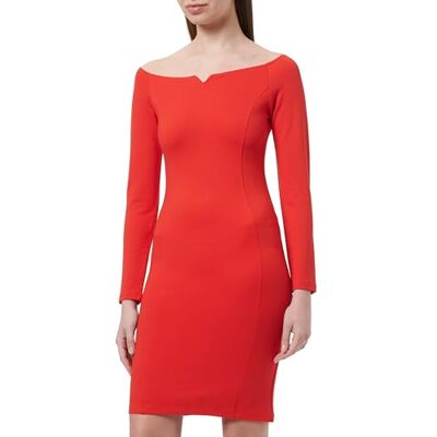 faina Damesjurk 19223595-FA01, rood, S, Jurk, S faina Damesjurk 19223595-FA01, rood, S, Jurk, S