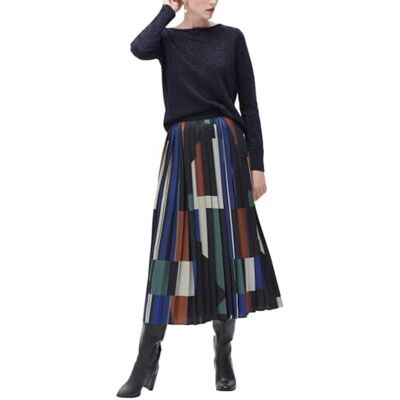 Caroll Damestrui met rechte snit, Marineblauw, XS Caroll Damestrui met rechte snit, Marineblauw, XS