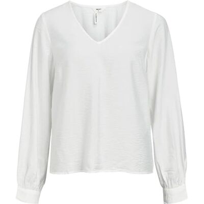 Object Objjacira L/S V-hals Top Noos dames blouse met lange mouwen Object Objjacira L/S V-hals Top Noos dames blouse met lange mouwen