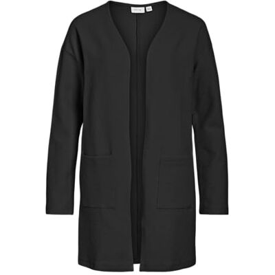 VILA Vigarden L/S Long Cardigan Noos, zwart beauty, XS VILA Vigarden L/S Long Cardigan Noos, zwart beauty, XS