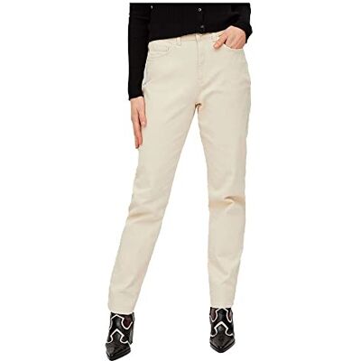 VILA Vinaomi Jo Color Hw Mom Su-Noos jeans voor dames, berk, 38W x 30L VILA Vinaomi Jo Color Hw Mom Su-Noos jeans voor dames, berk, 38W x 30L