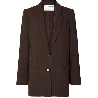 SELECTED FEMME SLFRITA LS Relaxed Blazer Java Mel NOOS, Java/patroon: melange, 42 SELECTED FEMME SLFRITA LS Relaxed Blazer Java Mel NOOS, Java/patroon: melange, 42