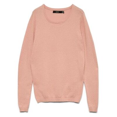 VERO MODA VMCARE gebreide trui, roze (Misty Rose Misty Rose), XXL VERO MODA VMCARE gebreide trui, roze (Misty Rose Misty Rose), XXL