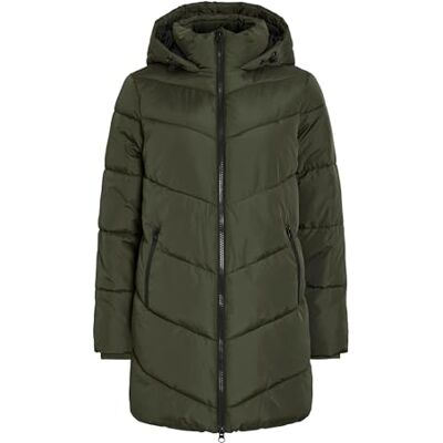VILA Vimilja Padded Coat Noos, Deep Depths., 34 VILA Vimilja Padded Coat Noos, Deep Depths., 34