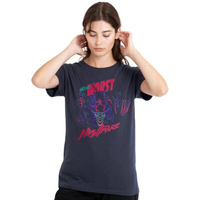 Disney Your Worst Nightmare Princess And The Frog Ladies T Shirt, Deep Navy dames T-Shirt Disney Your Worst Nightmare Princess And The Frog Ladies T Shirt, Deep Navy dames T-Shirt