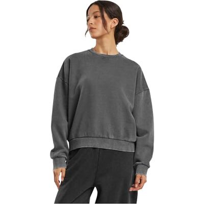Build Your Brand Dames sweatshirt Ladies Vintage Heavy Crewneck, casual trui voor vrouwen, maten XS 5XL, magnet, M Build Your Brand Dames sweatshirt Ladies Vintage Heavy Crewneck, casual trui voor vrouwen, maten XS 5XL, magnet, M